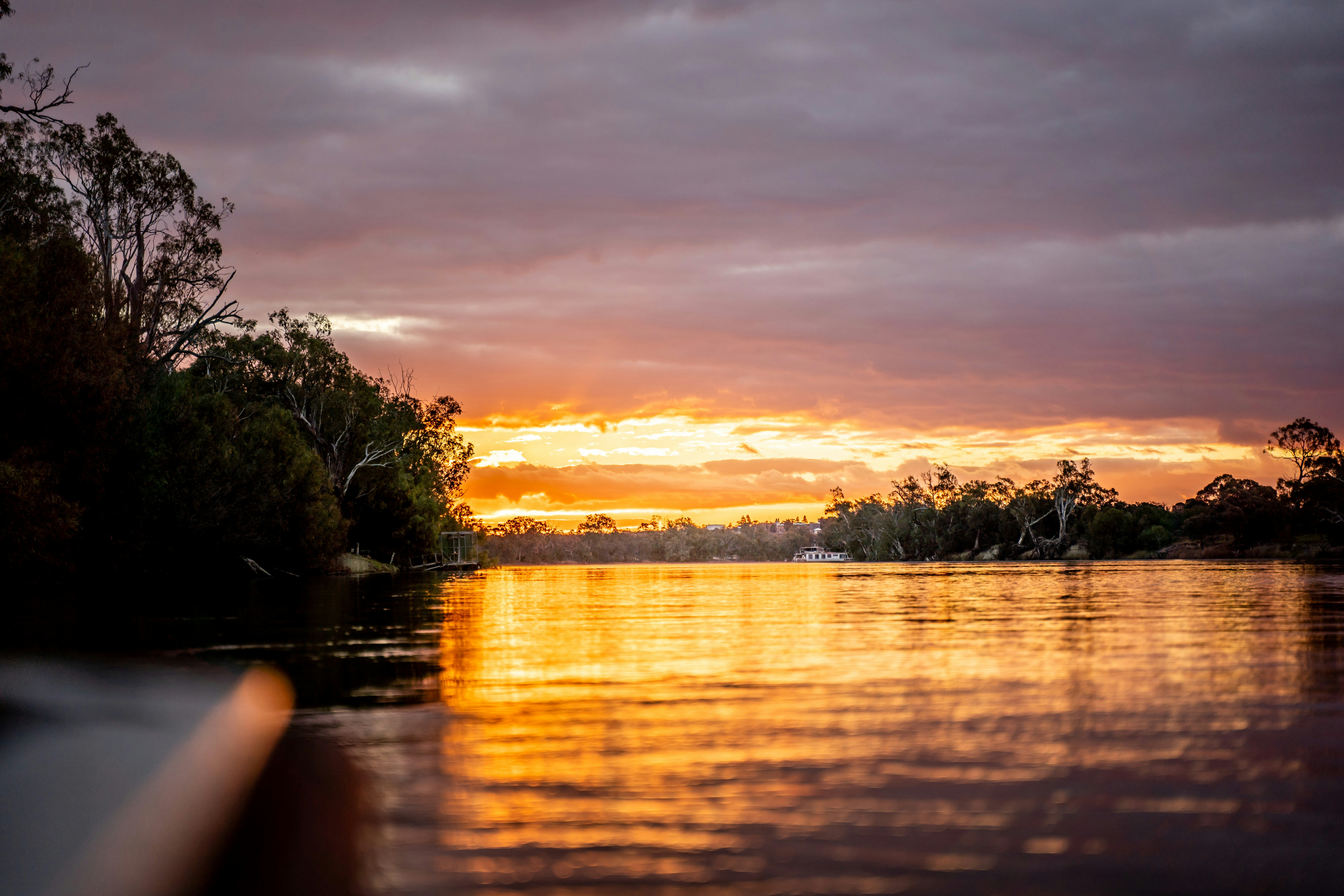 Sunset on the Murray River